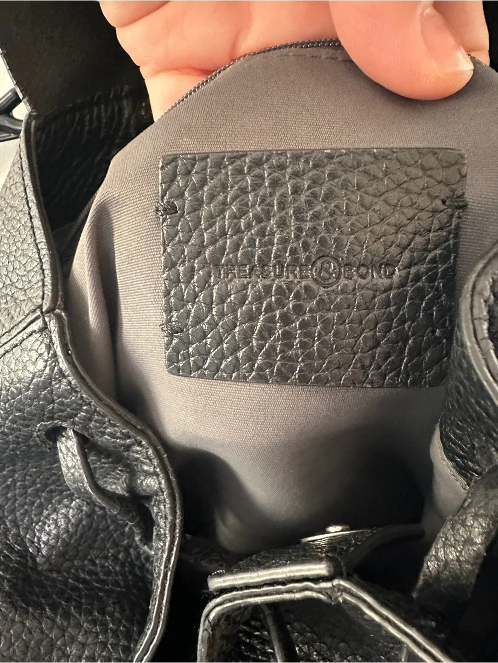 Treasure & Bond Luca Leather Backpack